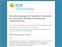 Tablet Screenshot of dgsf-tagung.de